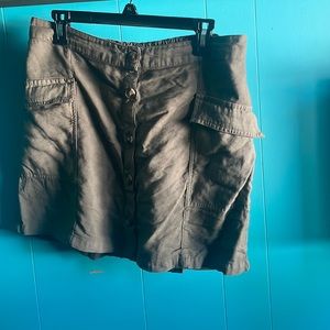 American Eagle Army Green Skirt size L